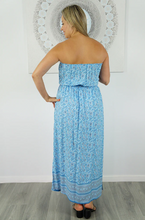 Load image into Gallery viewer, Long Tube Dress Alpine Print
