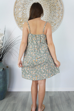 Load image into Gallery viewer, Folly Dress Spring Flower Print
