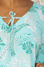 Load image into Gallery viewer, Jasmine Top Tropical Leaves Print
