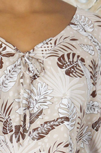 Load image into Gallery viewer, Jasmine Top Tropical Leaves Print
