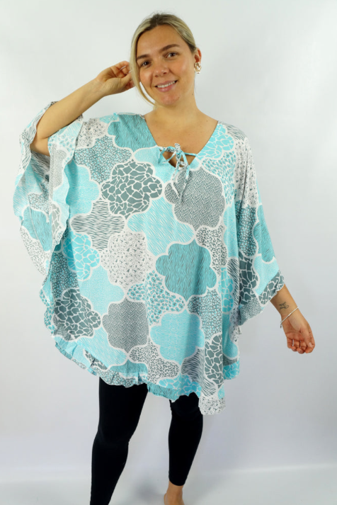 Jasmine Top Calypso Print