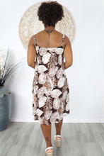 Load image into Gallery viewer, Mid Length Montego Dress Ginger Print
