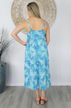 Load image into Gallery viewer, Twiggy Dress Tropical Leaves Print
