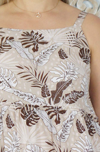 Load image into Gallery viewer, Twiggy Dress Tropical Leaves Print
