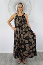 Load image into Gallery viewer, Long Magnum Dress Marigold Print
