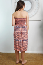 Load image into Gallery viewer, Short Smock Dress New Tuscany Print
