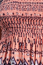 Load image into Gallery viewer, Short Smock Dress New Tuscany Print
