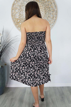 Load image into Gallery viewer, Short Smock Dress Spring Flower Print
