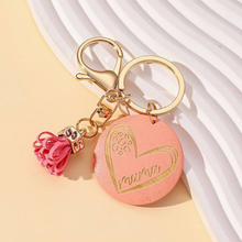 Load image into Gallery viewer, Boho Wooden MaMa Keychain
