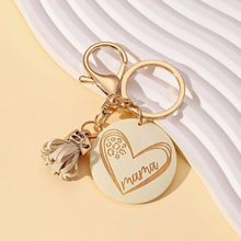 Load image into Gallery viewer, Boho Wooden MaMa Keychain
