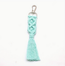 Load image into Gallery viewer, Handmade Macrame Keychain/Bag Tassel
