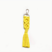 Load image into Gallery viewer, Handmade Macrame Keychain/Bag Tassel
