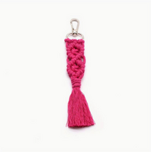 Load image into Gallery viewer, Handmade Macrame Keychain/Bag Tassel
