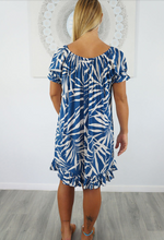 Load image into Gallery viewer, Diva Dress Palm Leaf Print
