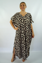 Load image into Gallery viewer, Cold Shoulder Mykonos Dress Savvanah Print
