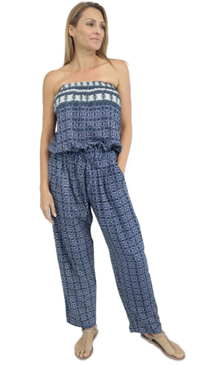 Long Jumpsuit Solo Print