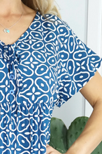 Load image into Gallery viewer, Kiki Baby Doll Dress Links Print
