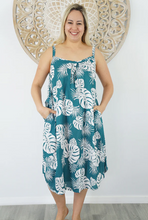 Load image into Gallery viewer, Mid Length Bondi Dress Vinaka Print
