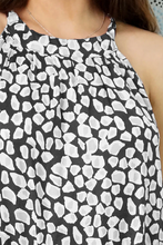 Load image into Gallery viewer, Short Chloe Dress Pebbles Print
