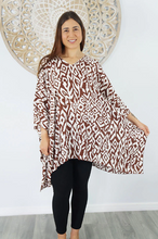 Load image into Gallery viewer, Short Tunic Asmat Print
