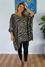 Load image into Gallery viewer, Short Tunic Leopard Print

