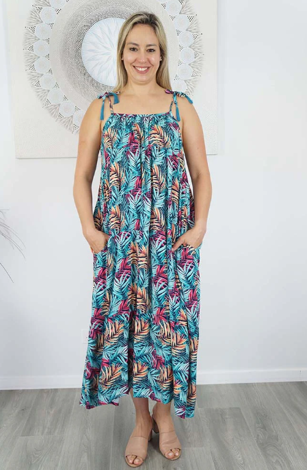Goa dress Lady Fern Print