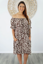 Load image into Gallery viewer, Cuba dress Asmat Print
