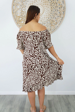 Load image into Gallery viewer, Cuba dress Asmat Print
