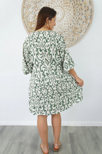 Load image into Gallery viewer, Avocado Dress Totem Print

