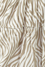 Load image into Gallery viewer, 3/4 Tie Up Smock Dress Madagascar Print
