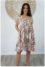 Load image into Gallery viewer, Kiki Baby Doll Dress Lush Print
