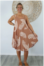Load image into Gallery viewer, Mid Length Montego Dress Tree of Life Print
