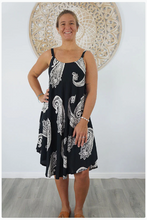 Load image into Gallery viewer, Mid Length Montego Dress Tree of Life Print
