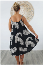 Load image into Gallery viewer, Mid Length Montego Dress Tree of Life Print
