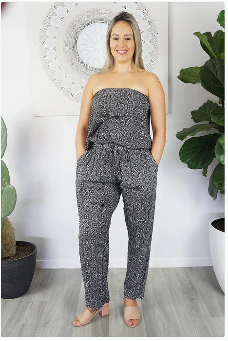 Long Jumpsuit Nautica Print