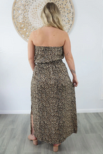 Load image into Gallery viewer, Long Tube Dress Baby Cheetah Print
