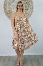 Load image into Gallery viewer, Mid Length Montego Dress Honiara Print
