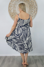 Load image into Gallery viewer, Mid Length Montego Dress Honiara Print
