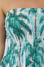 Load image into Gallery viewer, Short Smock Dress Coconut Grove Print

