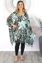 Load image into Gallery viewer, Short Cover Up Rarotonga Print
