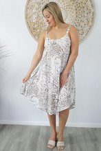 Load image into Gallery viewer, Mid Length Montego Dress Animal Print
