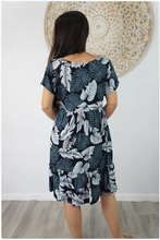 Load image into Gallery viewer, Kiki Baby Doll Dress Leaves Print
