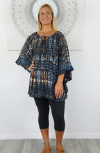 Load image into Gallery viewer, Jasmine Top Crackle Tie Dye Print
