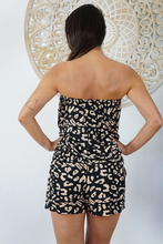 Load image into Gallery viewer, Short Romper Walnut Print
