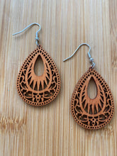 Load image into Gallery viewer, Handcrafted African Wooden Drop Earrings - Drop
