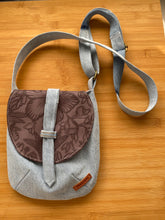 Load image into Gallery viewer, Hand Made Recycled Denim Crossbody Bag
