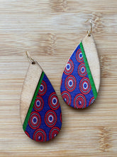 Load image into Gallery viewer, Handcrafted African Colourful Wooden Drop Earrings
