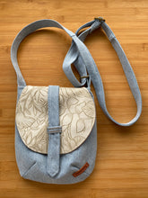 Load image into Gallery viewer, Hand Made Recycled Denim Crossbody Bag
