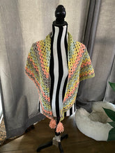 Load image into Gallery viewer, Hand Crochet Cape / Wrap Scarf
