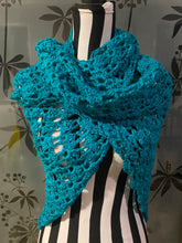 Load image into Gallery viewer, Hand Crochet Cape / Wrap Scarf - Sparkle
